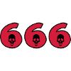 666 - Devil - Skull - Halloween