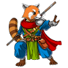 Red Panda Bear Ninja