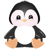 little enchanting baby penguin