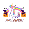Halloween Einhorn