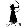 Archeress female archer
