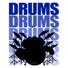 Drums blue