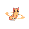 Chat dans l'espace Caturn