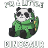 Dinosaurie liten dino panda