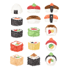 Sushi Japanese ramen