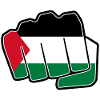 Palestine drapeau drapeau poing