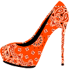 High-heeled shoe