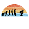 Skifahrer Spruch Evolution