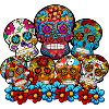 Group of skulls