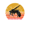 Retro Sun Bee Wasp Gift