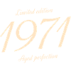 Limited edition 1971 verouderde perfectie
