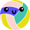 cute volleyball