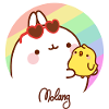 Molang Piu Piu Regenbogen
