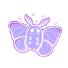 Cute Luna Moth with Stars
