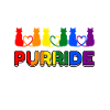 Purride LGBT cats