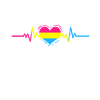 Heartbeat Pan Pride Gift Pansexual