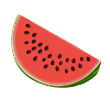 Watermelon with seeds