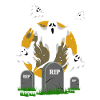 Halloween ghosts