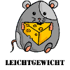Thick mouse with cheese