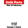 30. Geburtstag Gästebuch Geburtstagsgeschenk