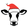 Christmas cow