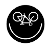 Bicycle smile, sticker