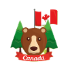 Kids Canada Bear