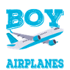 Airplane boy saying gift