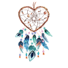 Dream catcher heart