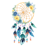 Dream catcher flowers Indians