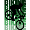 Biking ride a bike