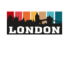 Londres Angleterre Voyage Skyline Souvenir Silhouette