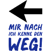 ich kenne den weg