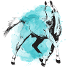 Cheval turquoise