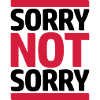 Quote Sorry Not