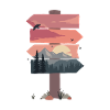 Mountain signs
