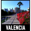 Bridge of flowers in Valencia
