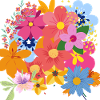 Spring flower bouquet