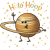 Saturn plays with its rings