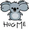 Funny little koala