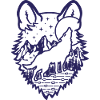 Howling Wolf | Full moon | gift