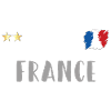 Maillot de foot France du coeur