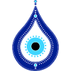Nazar Boncuk, protection symbol, blue, eye, Turkey