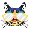 Cool Cat n Glasses