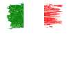 Gesto di mano italiana Capisci Bandiera Italia