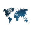 world map blue