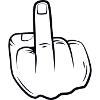 Middle finger