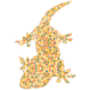 Crested Gecko Geometric Shirts