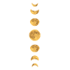 Lune phases astrologie lune jaune