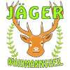 HIRSCH GEWEIH JÄGER WAIDMANNSHEIL